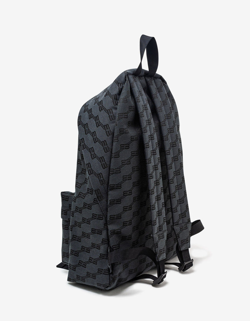 Balenciaga Black BB Monogram Backpack
