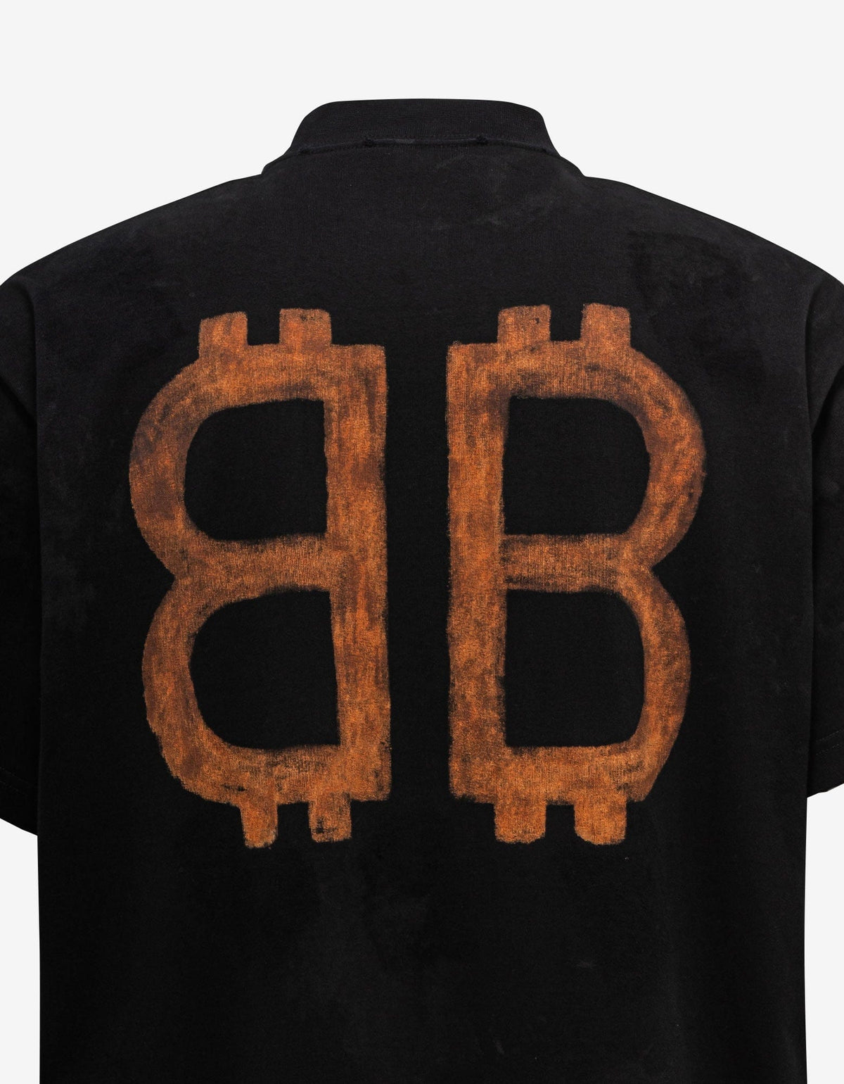 Balenciaga Black Crypto Oversized T-Shirt