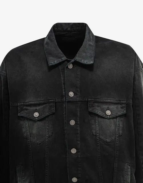Balenciaga Black Deconstructed Denim Jacket – Zoo Fashions Balenciaga Black Deconstructed Denim Jacket – Zoo Fashions