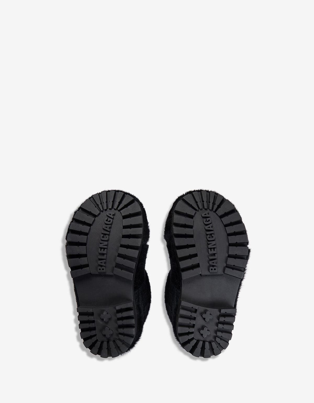 Balenciaga Black Faux Minx Alaska Low Boots – Zoo Fashions