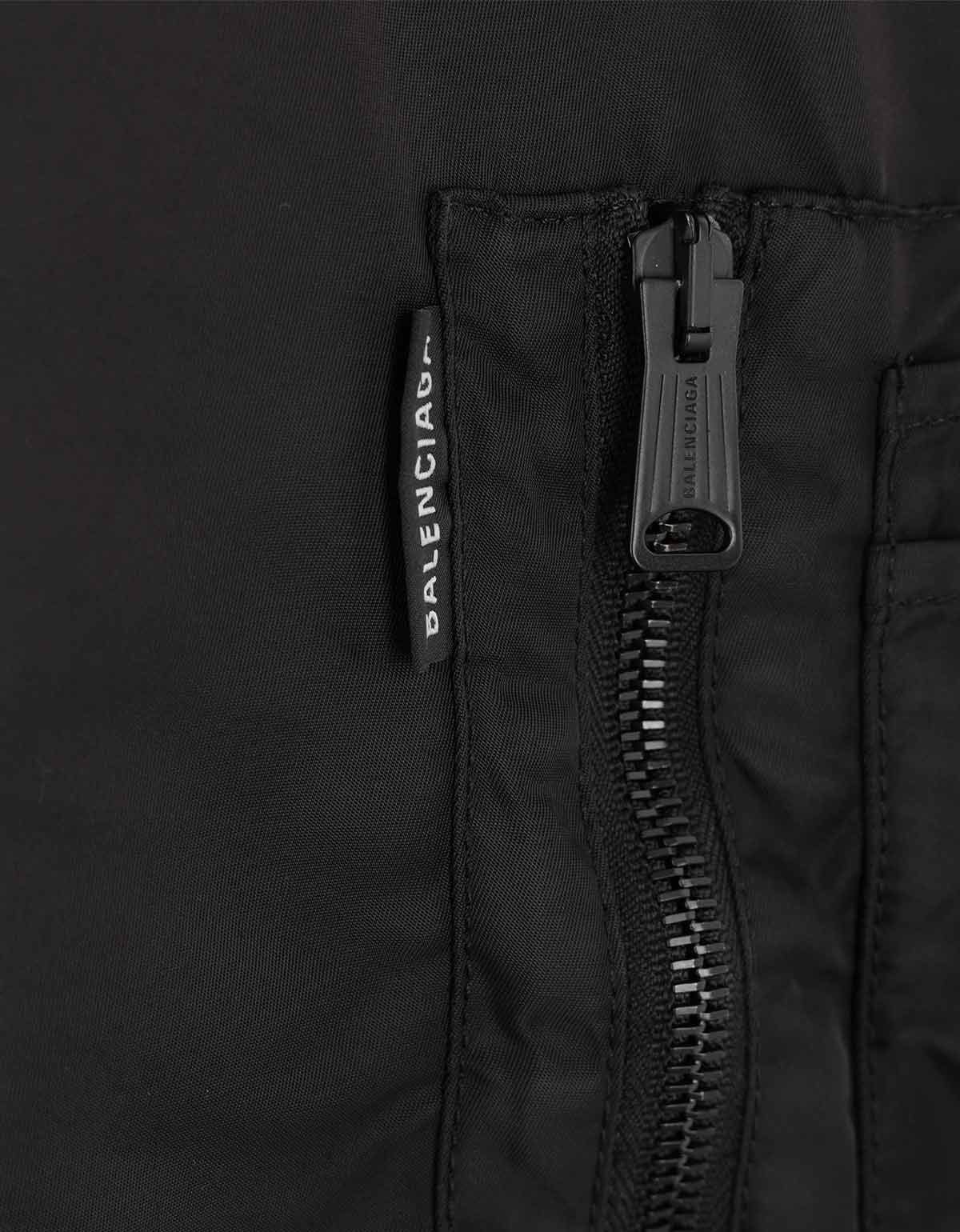 Balenciaga Black Incognito Bomber Jacket