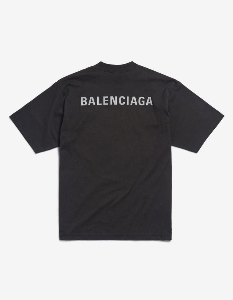 Balenciaga Black Logo Medium T-Shirt