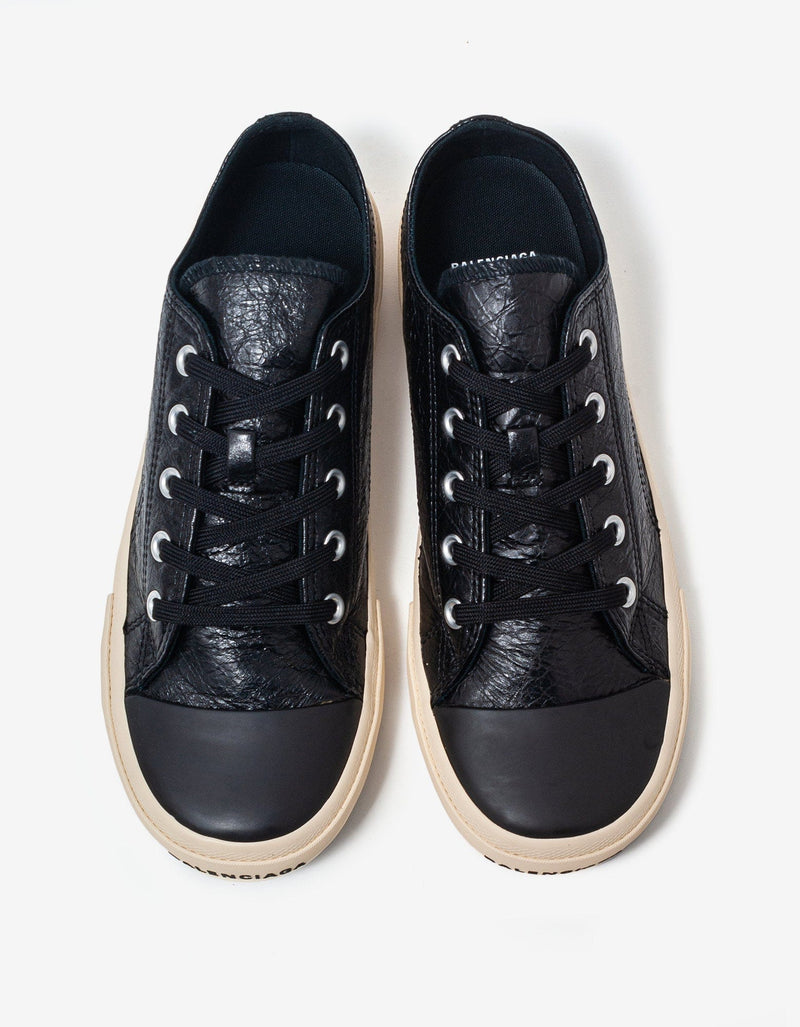 Balenciaga Black Paris Low Top Trainers