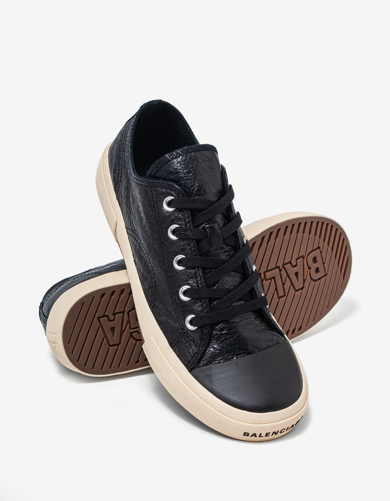 Balenciaga Black Paris Low Top Trainers