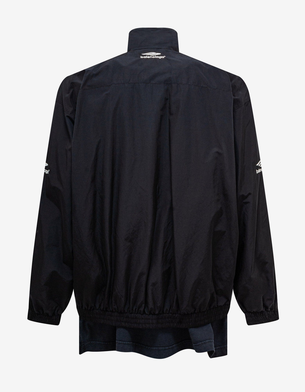 Balenciaga Black Patched Tracksuit Jacket