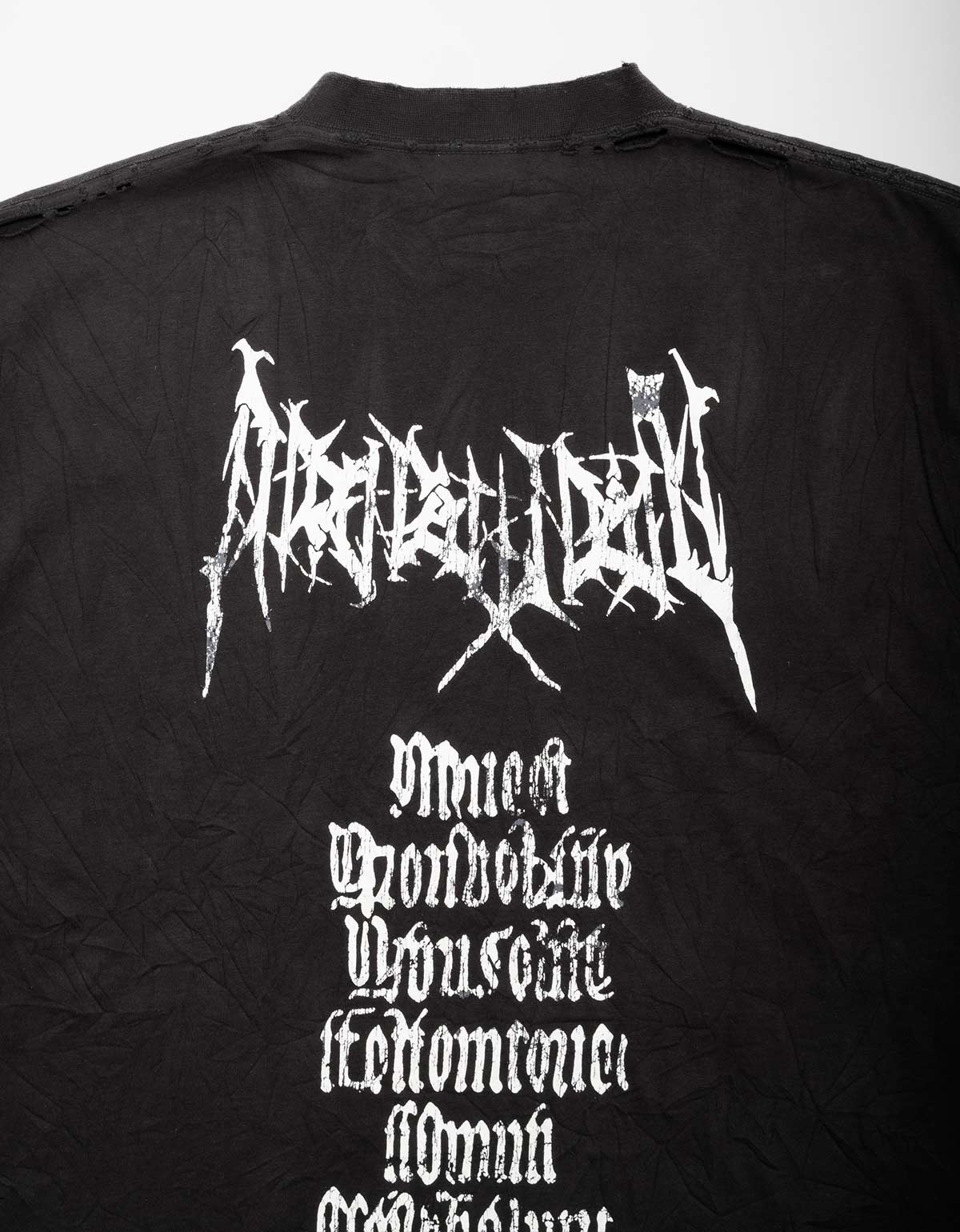 Balenciaga Black Print Oversized T-Shirt