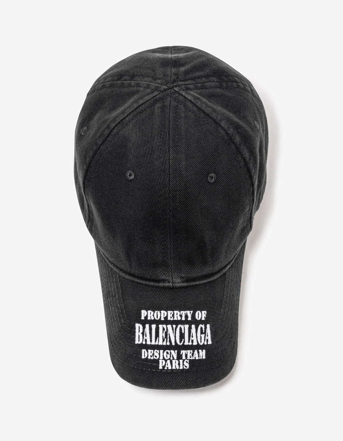 Balenciaga Black Property Logo Cap