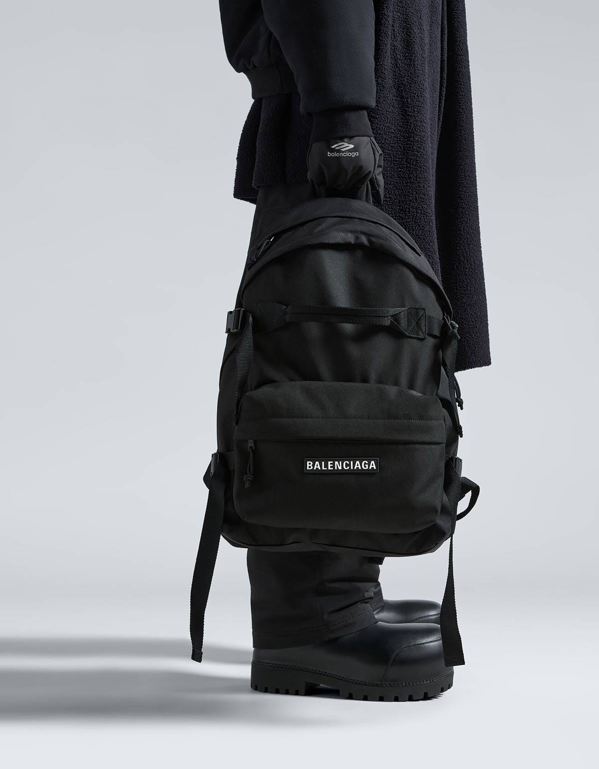 Balenciaga Black Ski Backpack