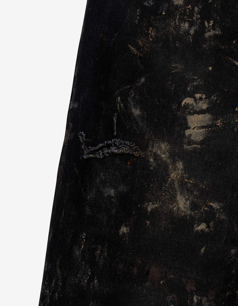 Balenciaga Black Super Destroyed Baggy Pants