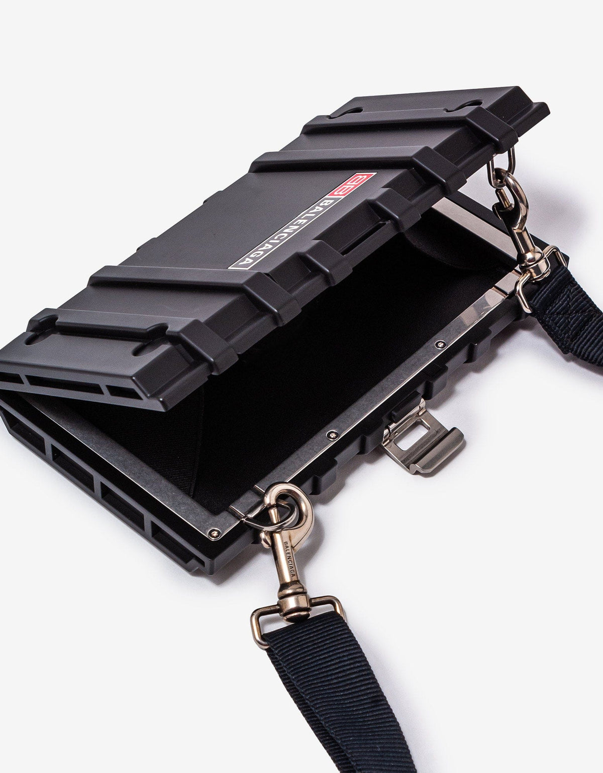 Balenciaga Black Toolbox Clutch