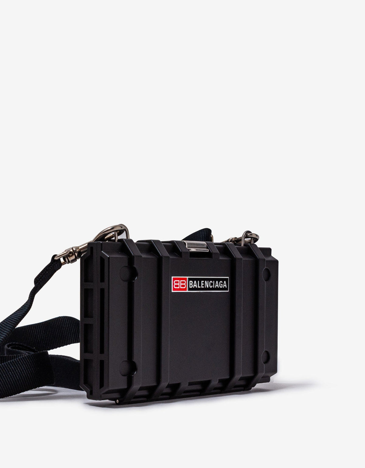 Balenciaga Black Toolbox Clutch