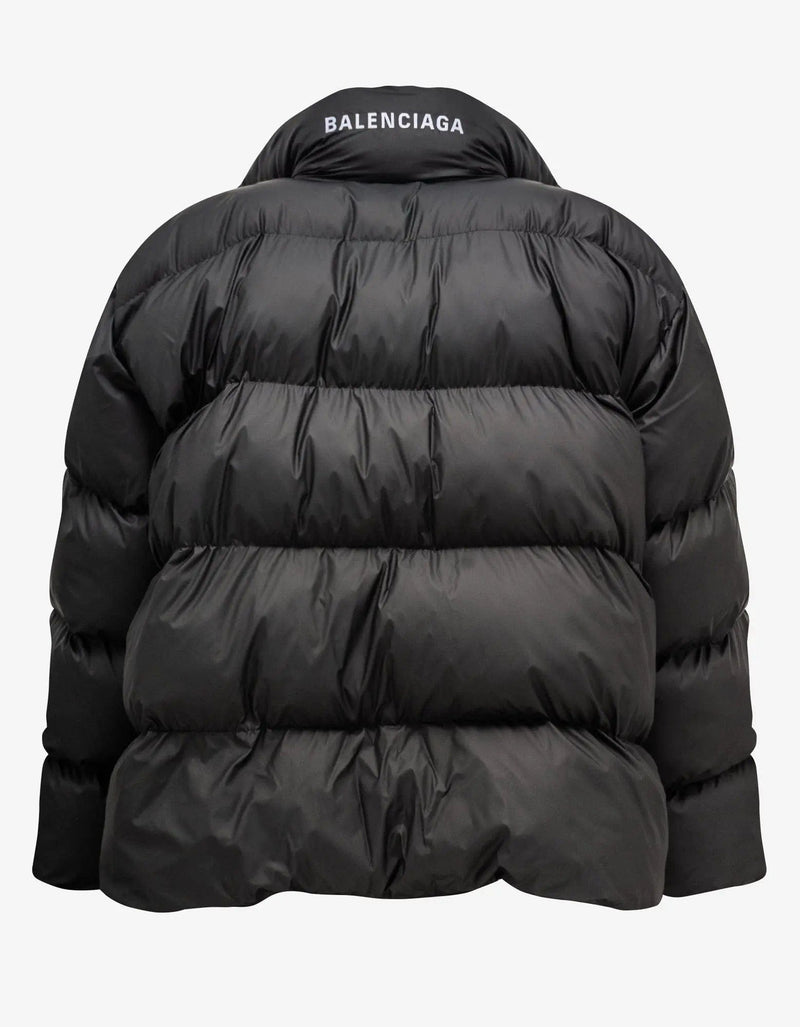 Balenciaga Black Wrap Puffer Jacket - AW23 – Zoo Fashions Balenciaga Black Wrap Puffer Jacket - AW23 – Zoo Fashions