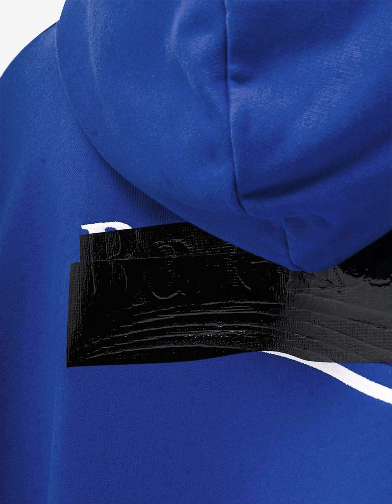 Balenciaga Blue Gaffer Logo Large Hoodie