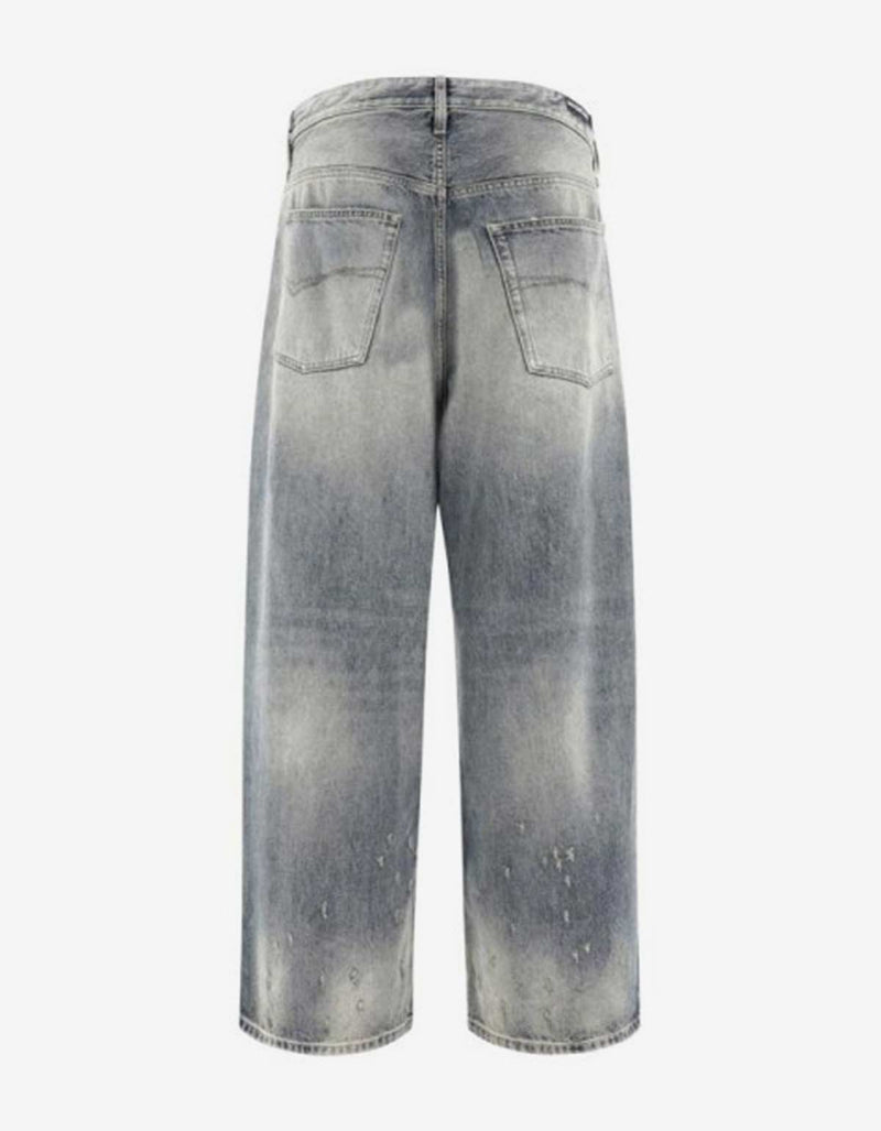 Balenciaga Blue Oversized Baggy Jeans