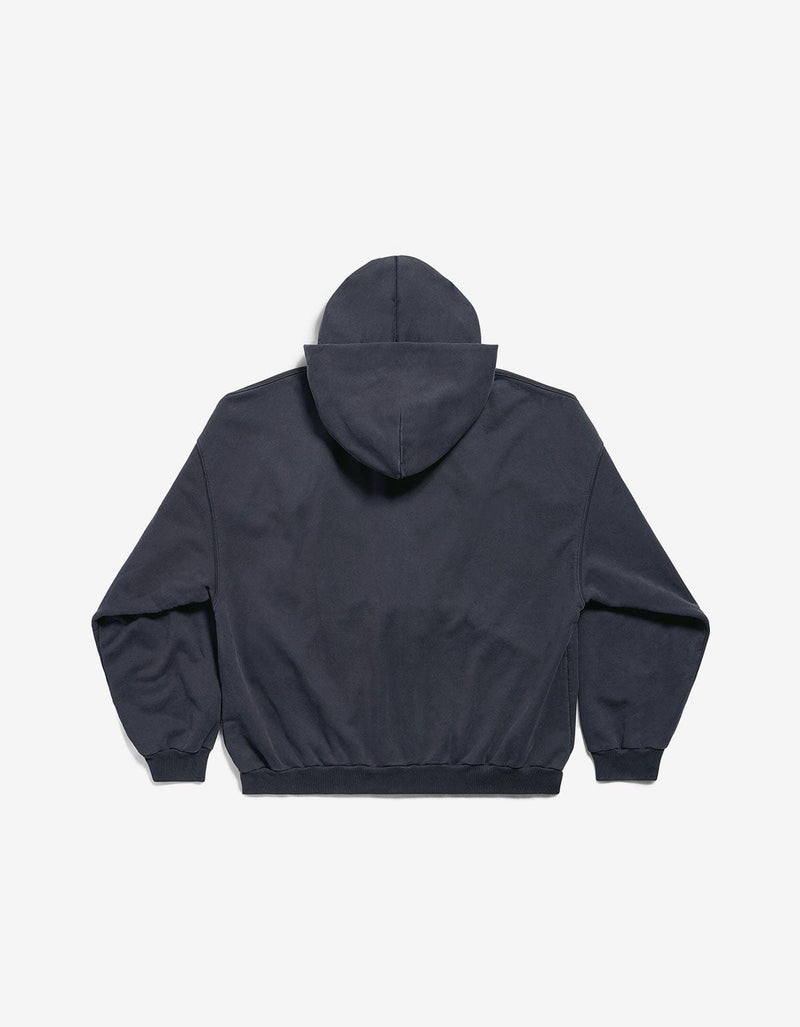 Balenciaga Blue Unity Sports Icon Incognito Zip-Up Hoodie