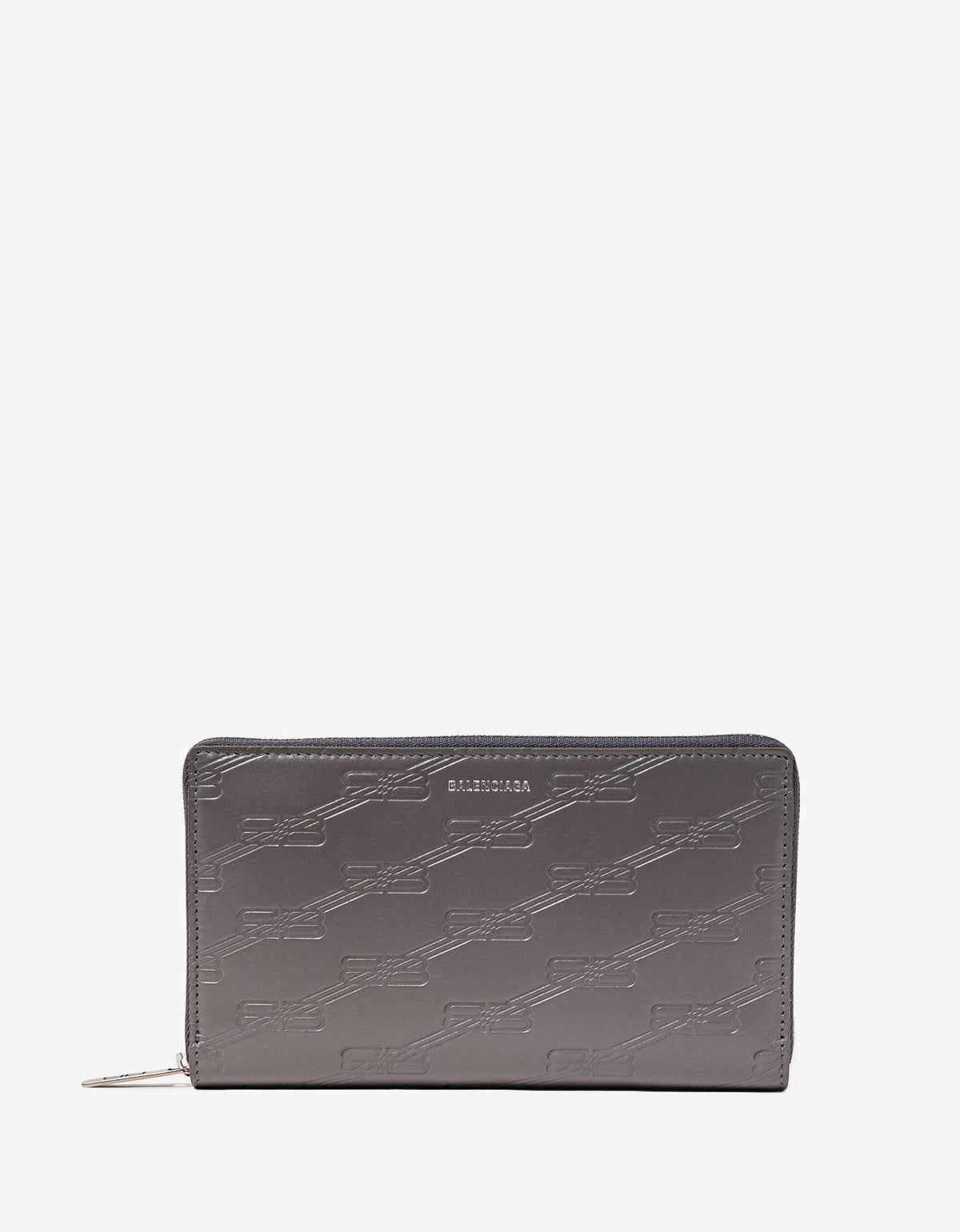 Dark Grey BB Monogram Continental Wallet