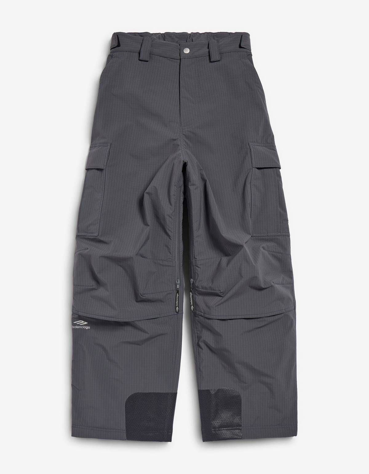 Balenciaga Grey 3B Sports Icon Ski Cargo Pants