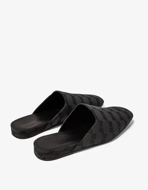 Balenciaga Grey Cosy Mule BB Monogram Sandals 40 Grey