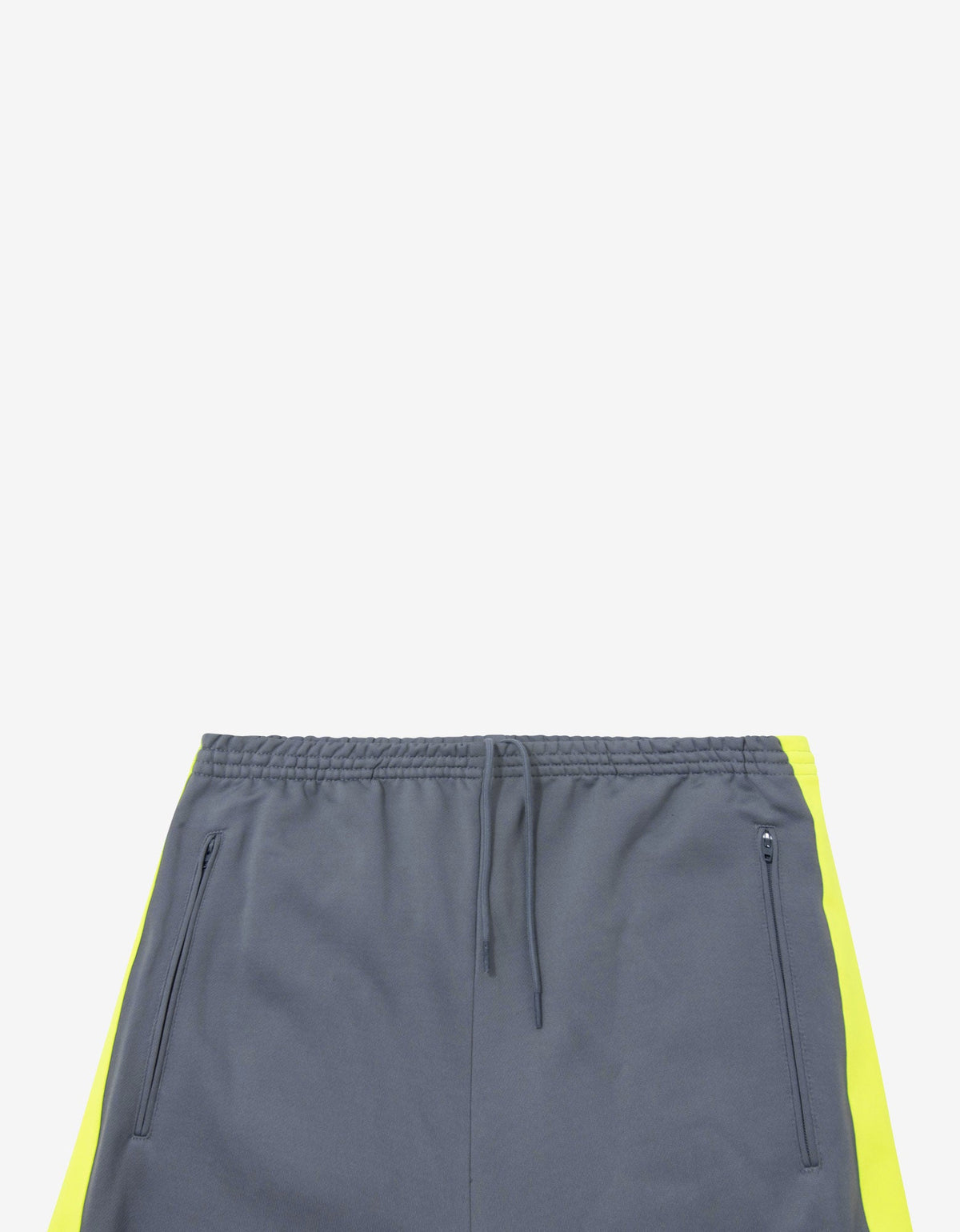 Balenciaga Grey Track Pants with Yellow Stripes