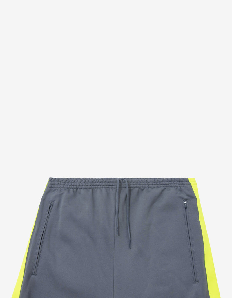Balenciaga Grey Track Pants with Yellow Stripes