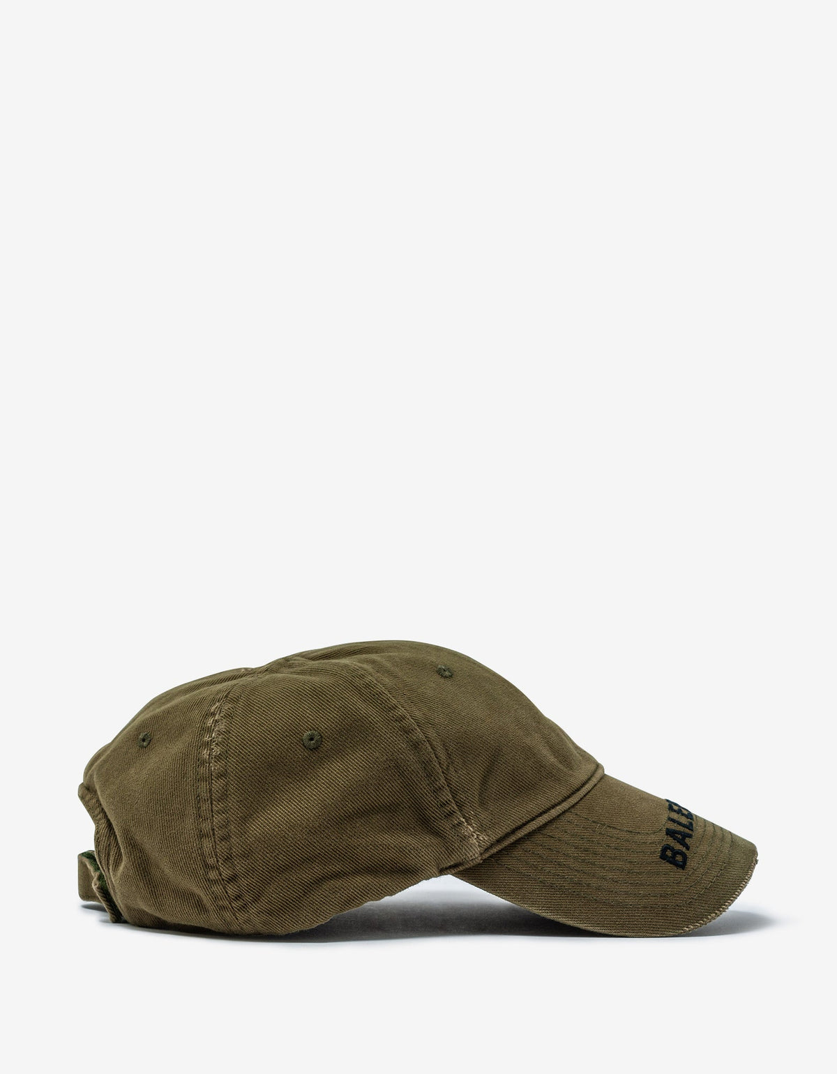 Balenciaga Khaki Logo Visor Cap