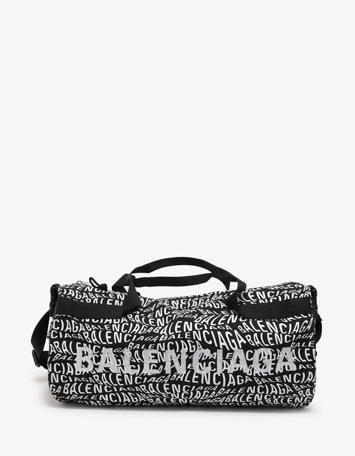 Balenciaga Logo Wave Wheel Gym Bag