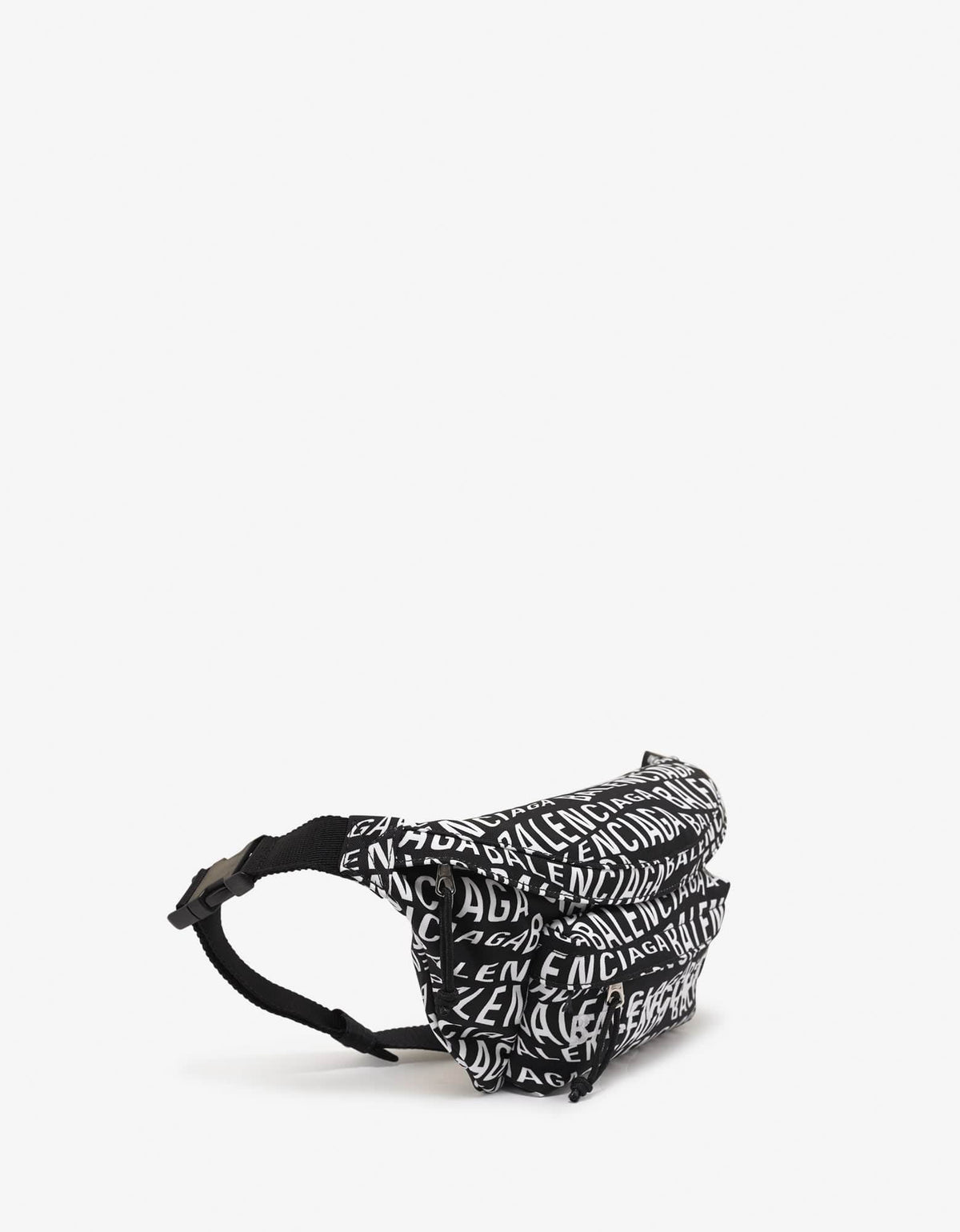 Balenciaga Logo Wave Wheel Waist Bag