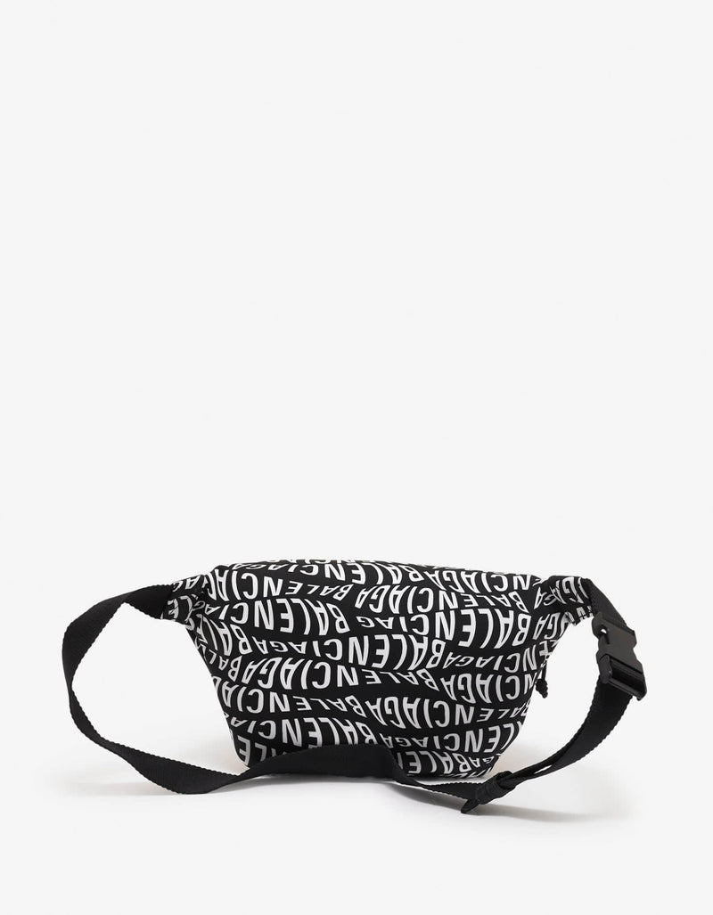 Balenciaga Logo Wave Wheel Waist Bag