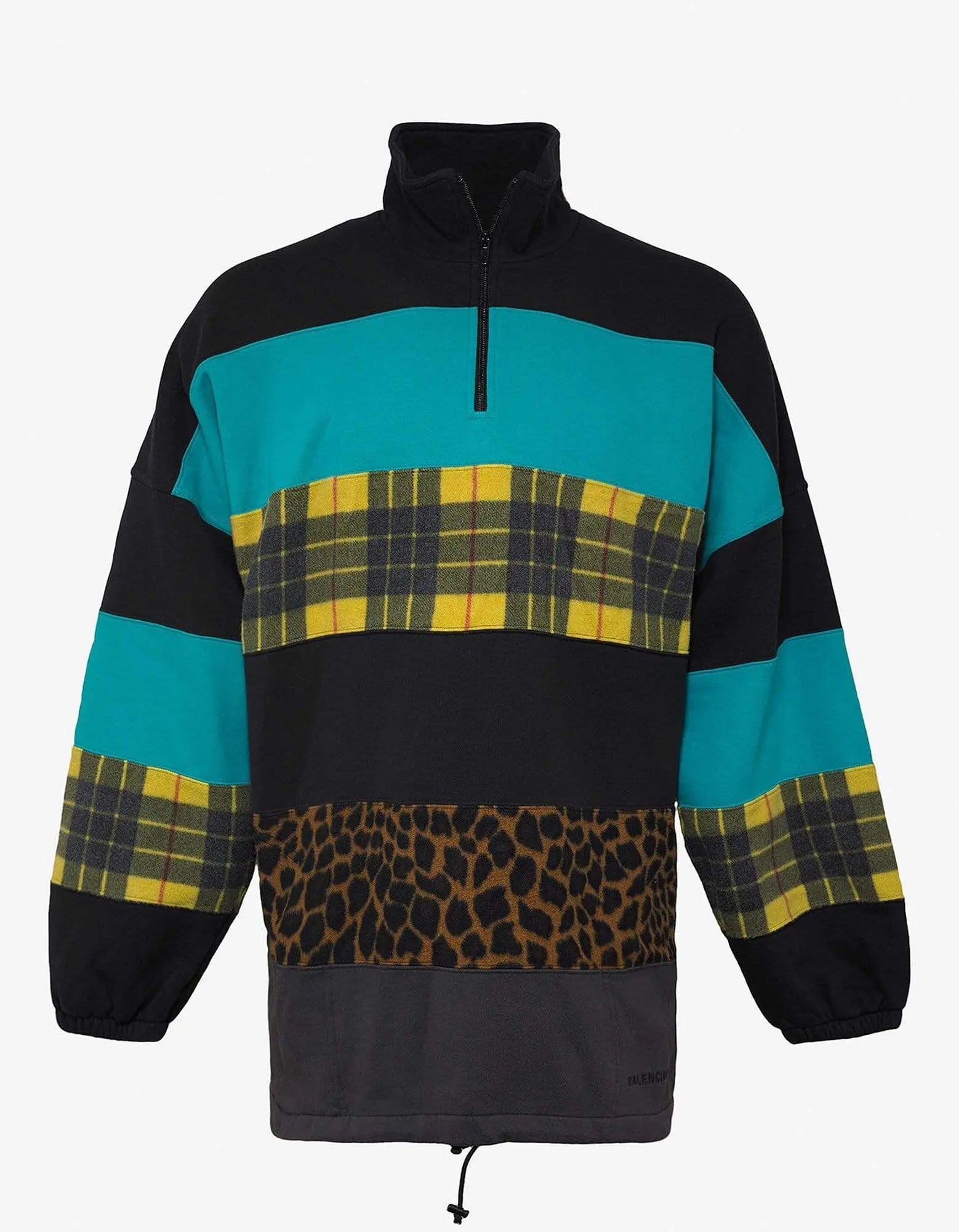 Balenciaga Multi-Panel Fleece & Felt Sweatshirt – Zoo Fashions