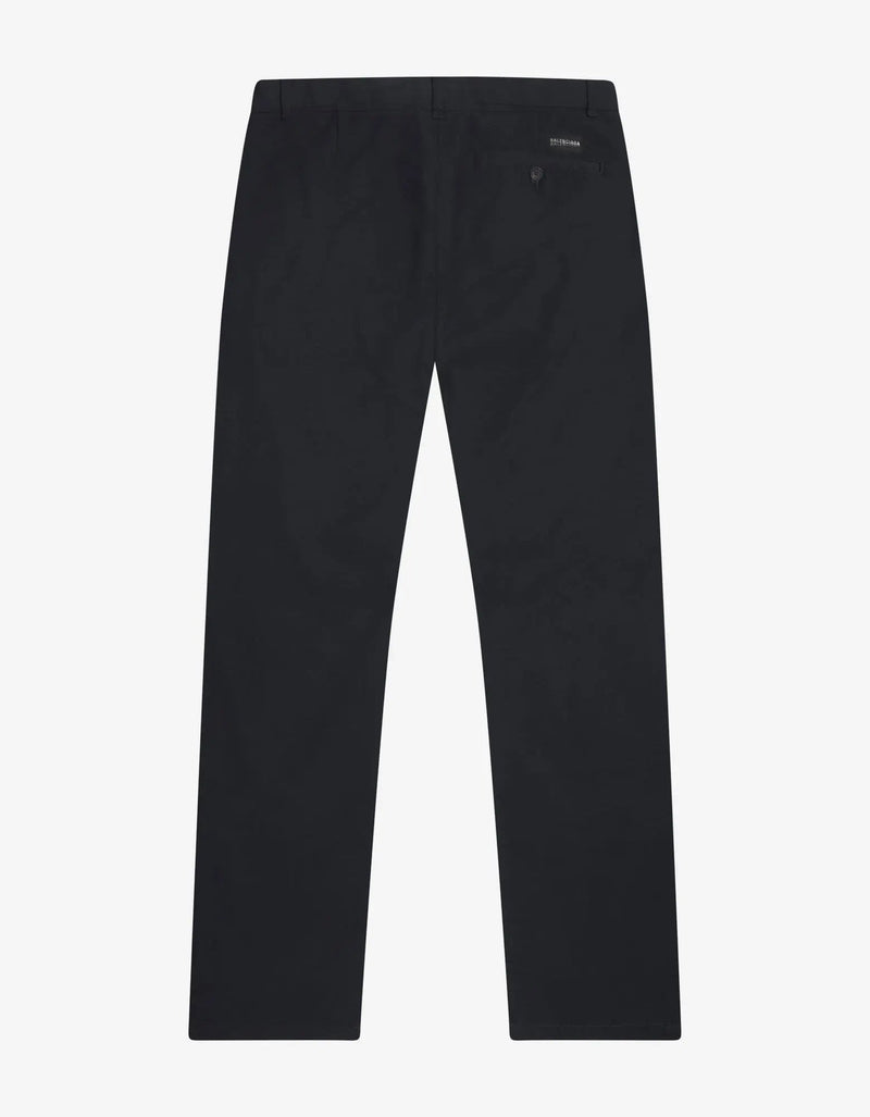 Balenciaga Navy Blue Baggy Chino Trousers