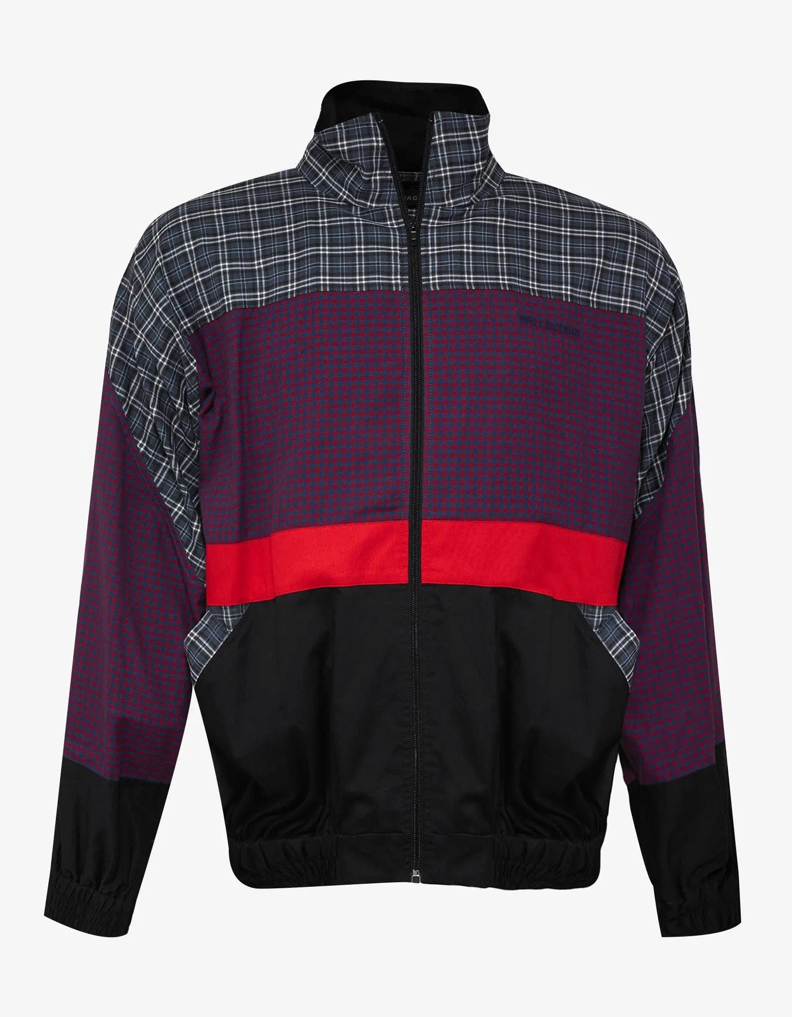 Balenciaga Poplin 80s Check Zip Sweatshirt - AW18 – Zoo Fashions