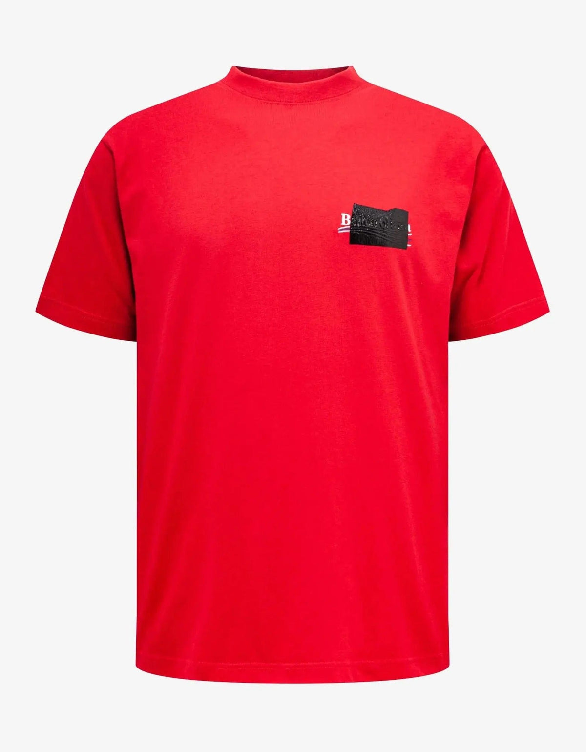 Balenciaga Red Gaffer Logo Large T-Shirt