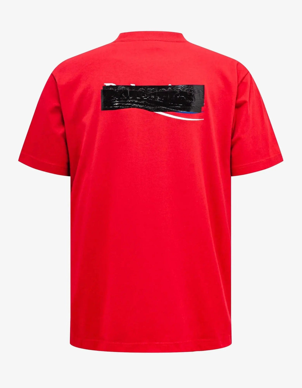 Balenciaga Red Gaffer Logo Large T-Shirt