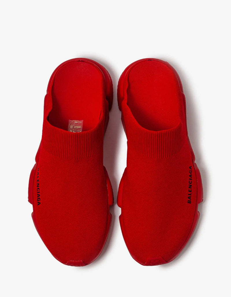 Balenciaga Red Speed Mule