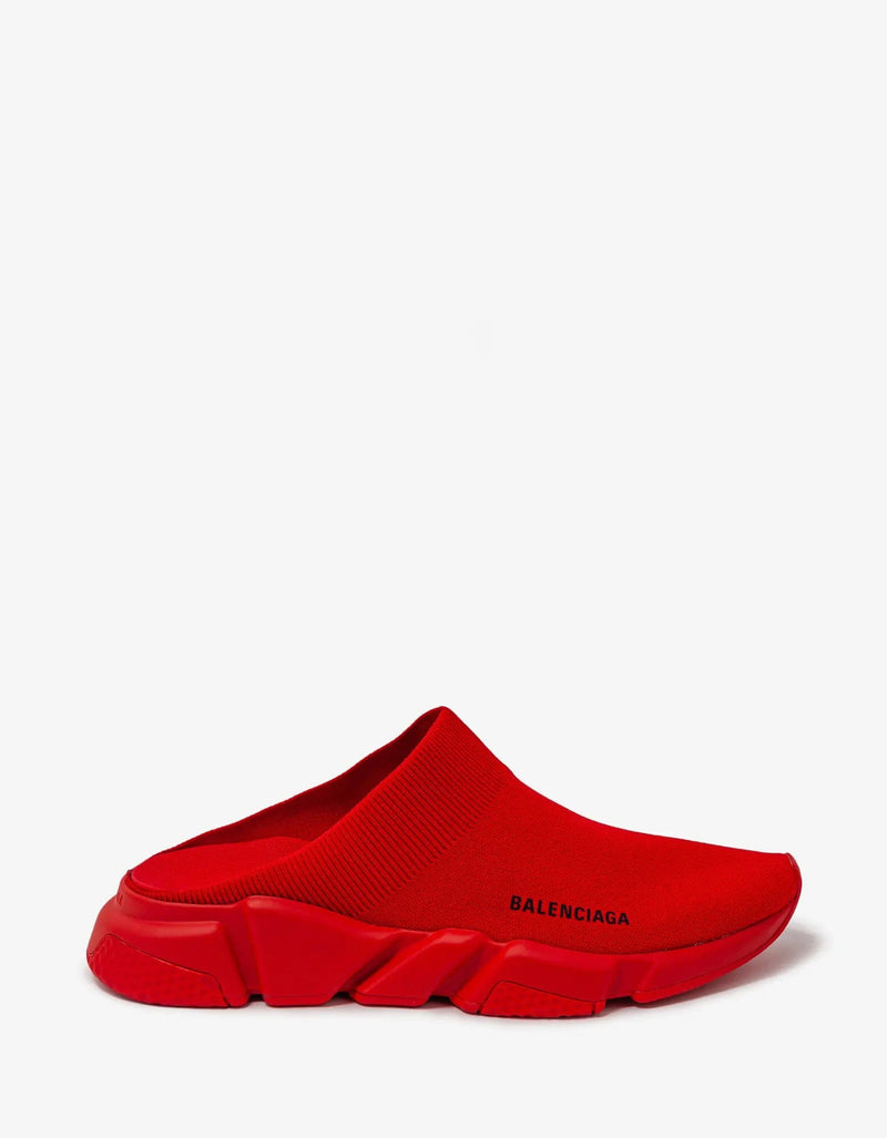 Balenciaga Red Speed Mule Zoo Fashions