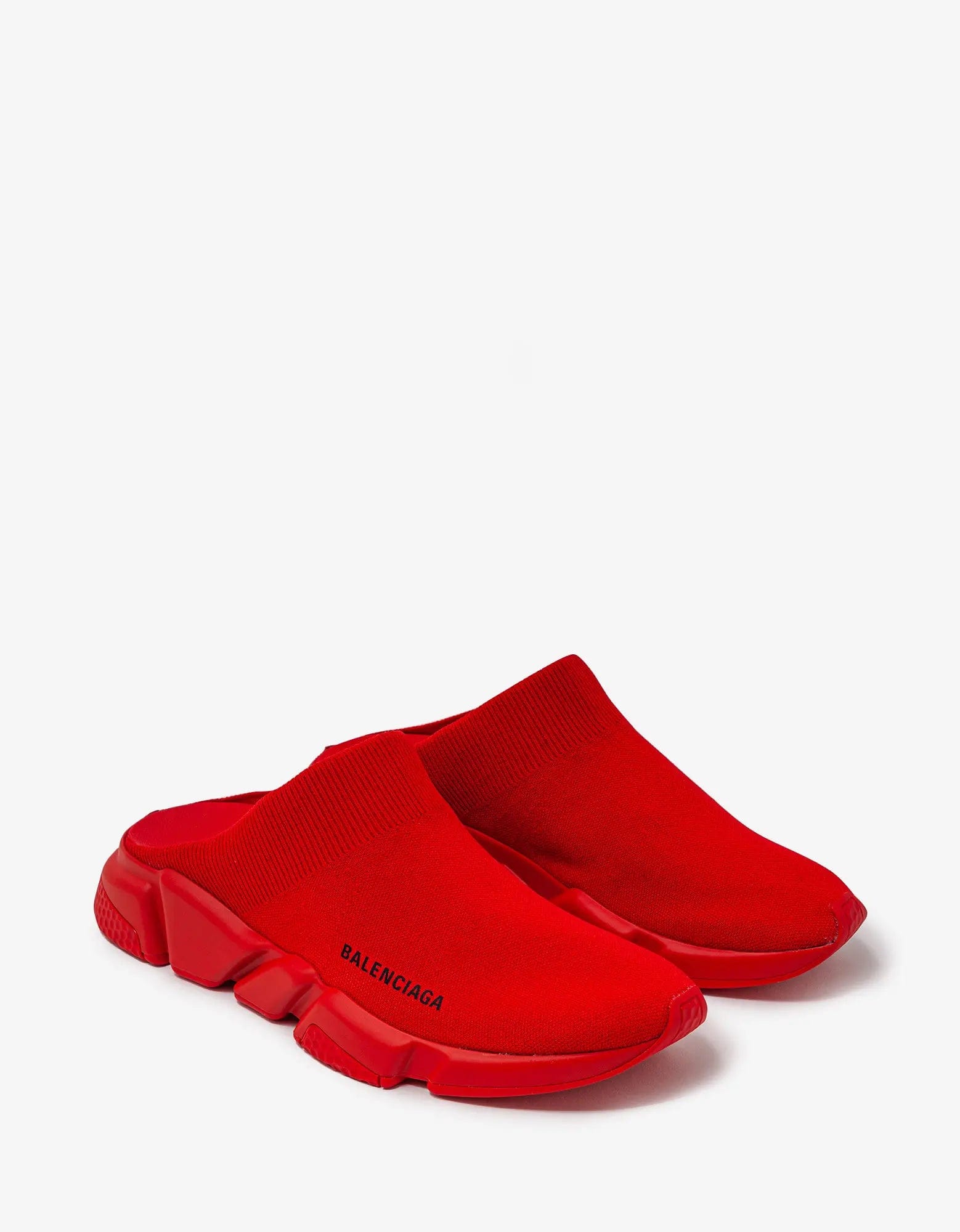 Balenciaga Red Speed Mule – mens designer fashion London – Zoo