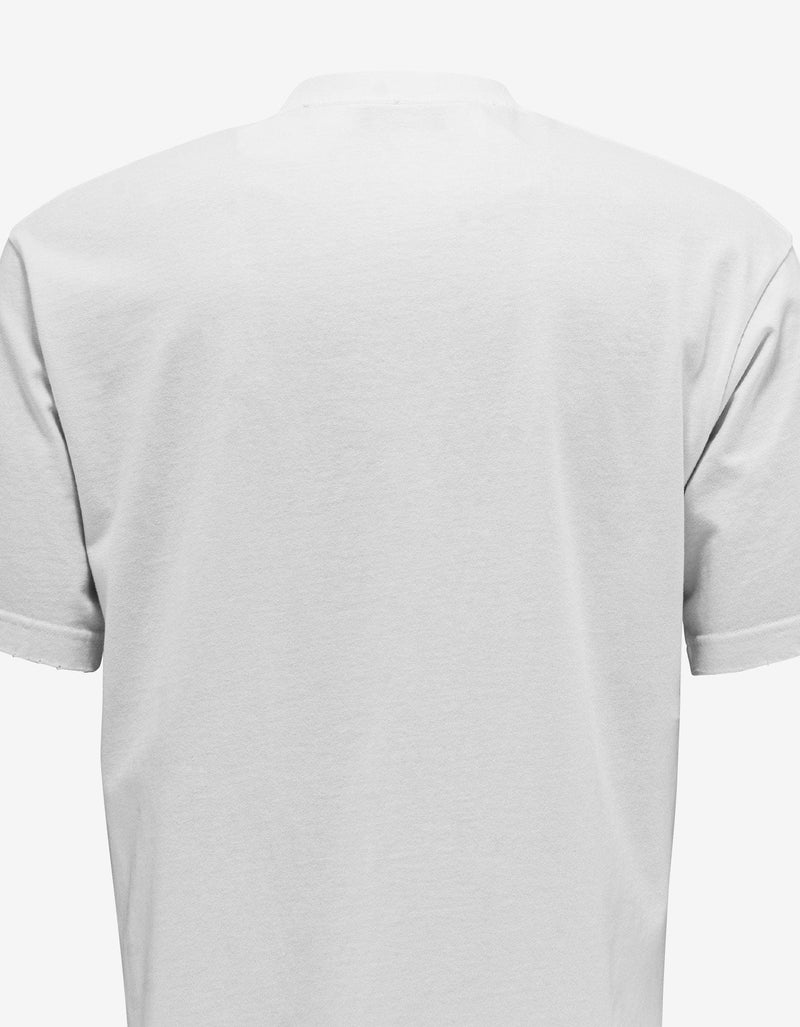 Balenciaga White Scribble Logo T-Shirt