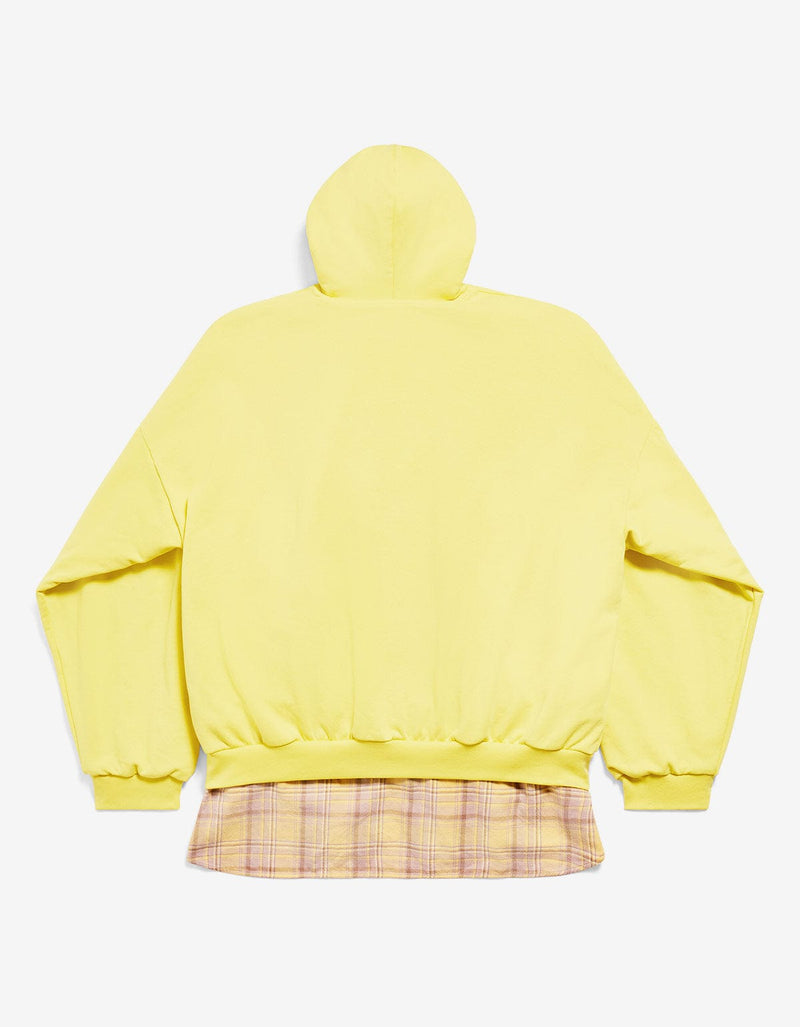 Balenciaga Yellow Unity Sports Icon Layered Hoodie