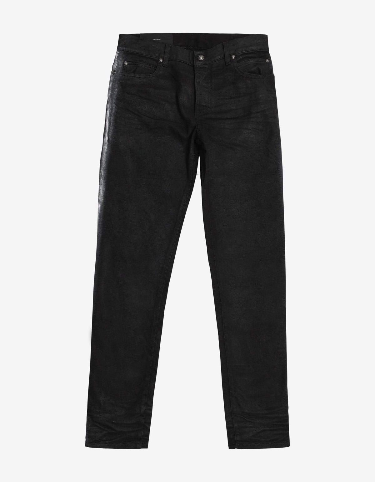 Balmain Black B Logo Spray Paint Stripe Jeans – Zoo Fashions