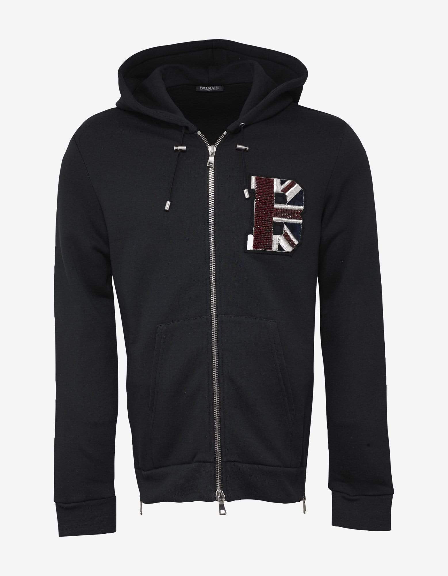 Navy Blue B Flag Hoodie