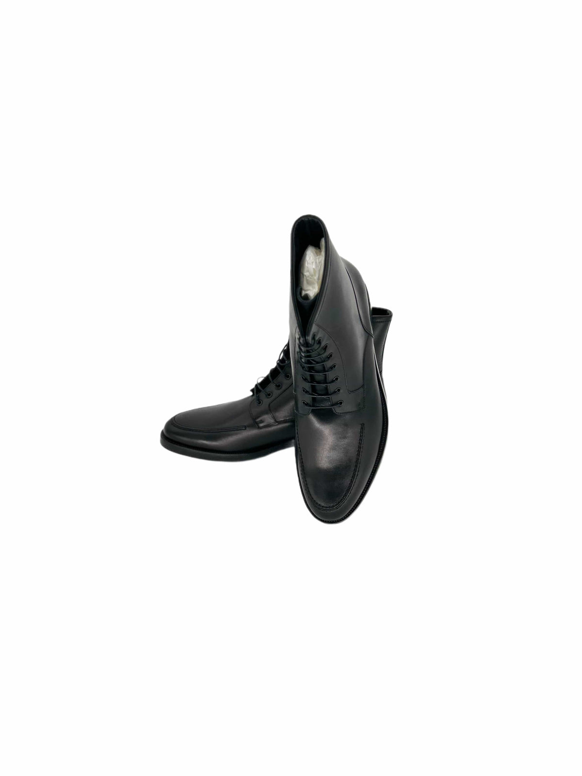 Black Baldwin Leather Lace Derby Boots Shoes