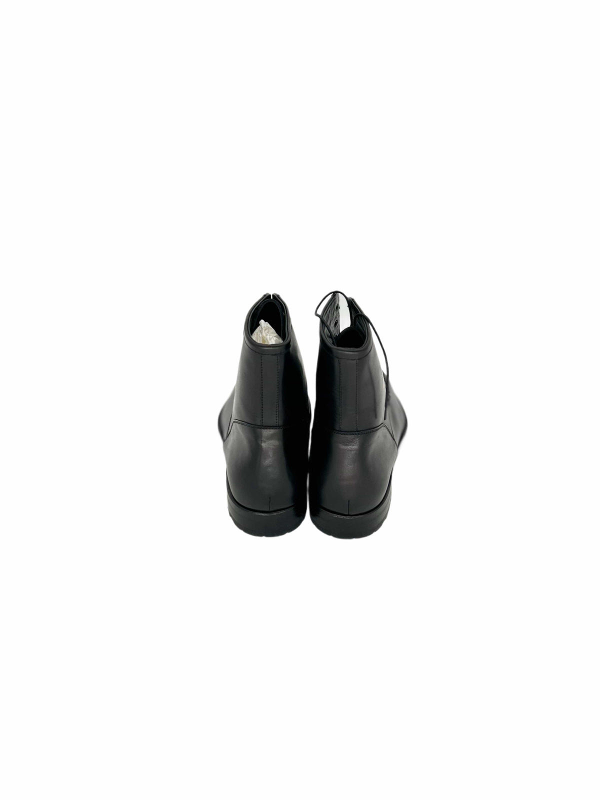 Black Baldwin Leather Lace Derby Boots Shoes