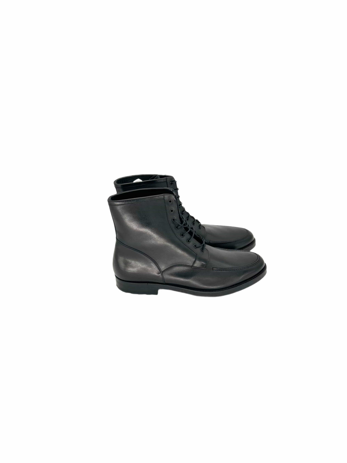 Black Baldwin Leather Lace Derby Boots Shoes