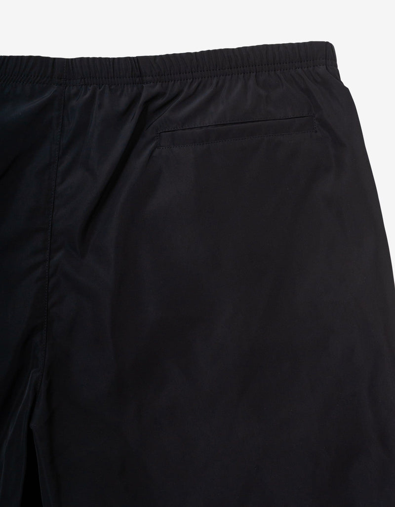 Black Curved Logo Swim Shorts