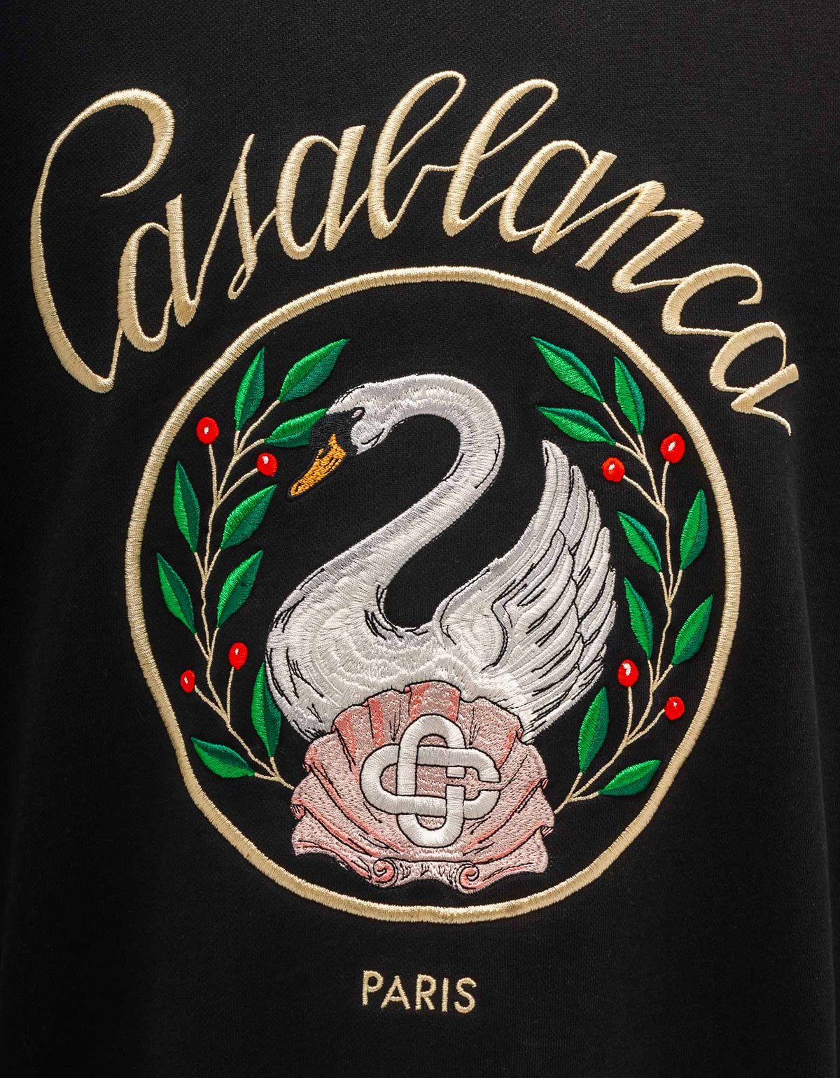 Black Emblem De Cygne Sweatshirt