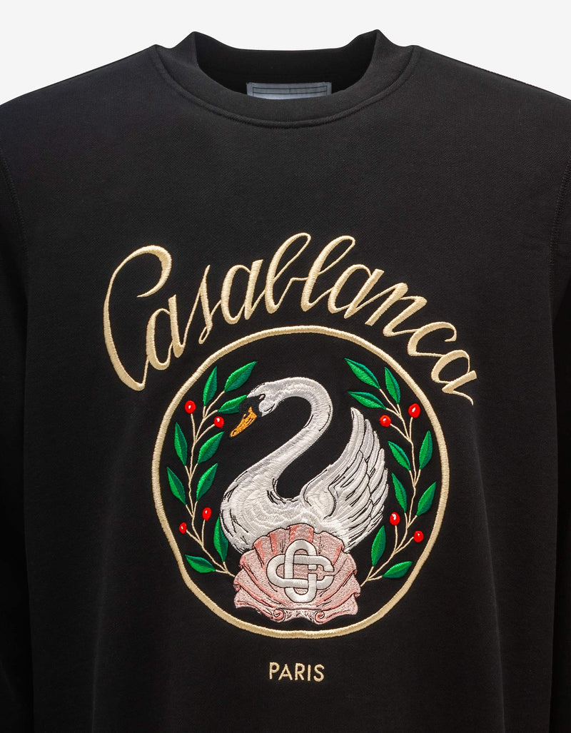 Black Emblem De Cygne Sweatshirt