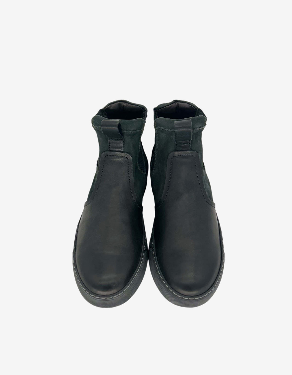 Lanvin Grey 'Chelsea Boot' Style Hi Top Trainers AM5MBCBVGC5B1 1017 GRIS