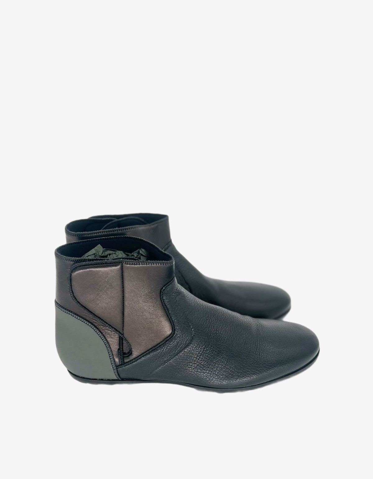 Lanvin Black Chelsea Boot With Velcro Closure AM5WLLCCGRC7B 1010 NOIR