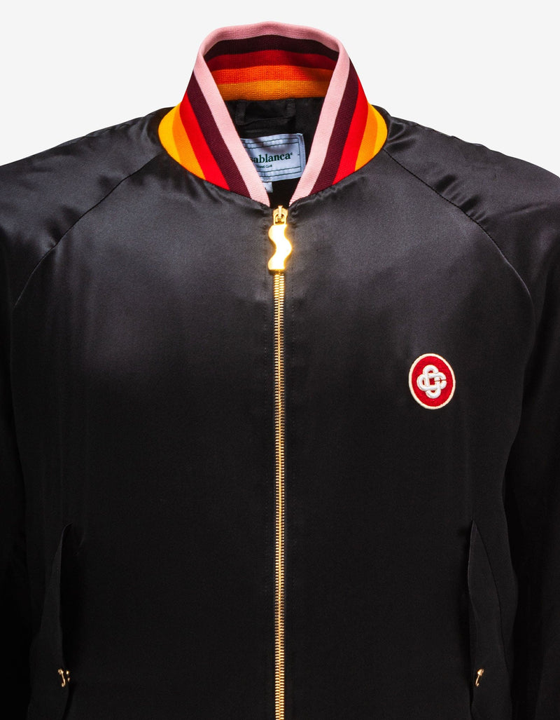 Casablanca Black Masao San Souvenir Jacket