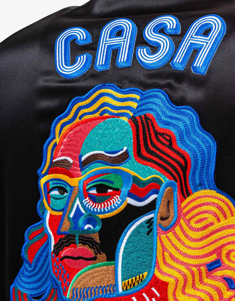 Casablanca Black Masao San Souvenir Jacket